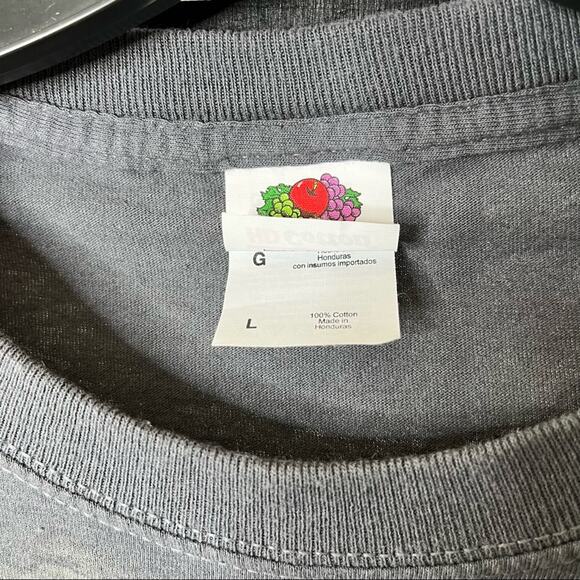 USA American Bald Eagle Flag Black Grey Graphic Men's T-Shirt Large - Picture 4 of 7